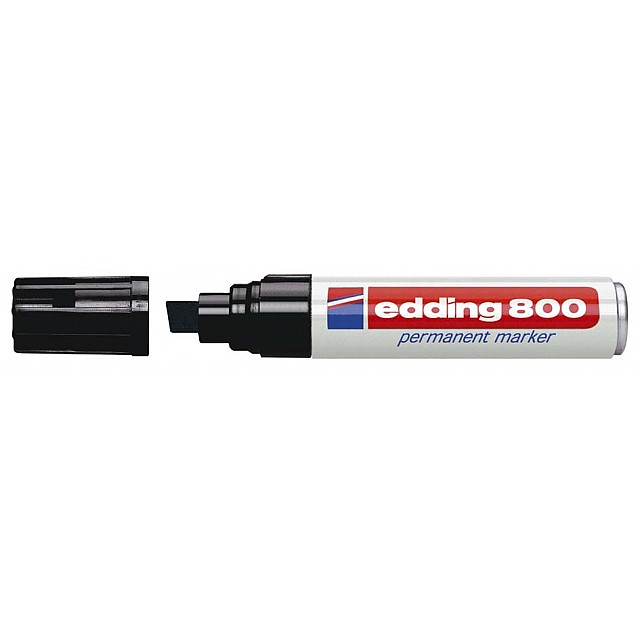 MARKER EDDING 800 ZWART SCHUIN