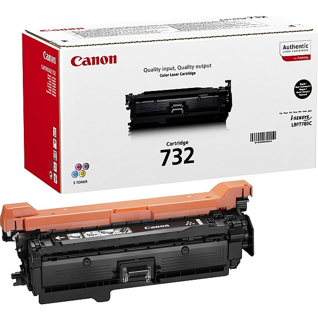 CANON 732-BK tonercartridge zwart standard capacity 6.100 pa