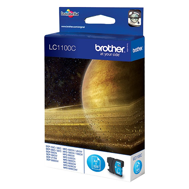 BROTHER LC-1100 inktcartridge cyaan standard capacity 5.5ml