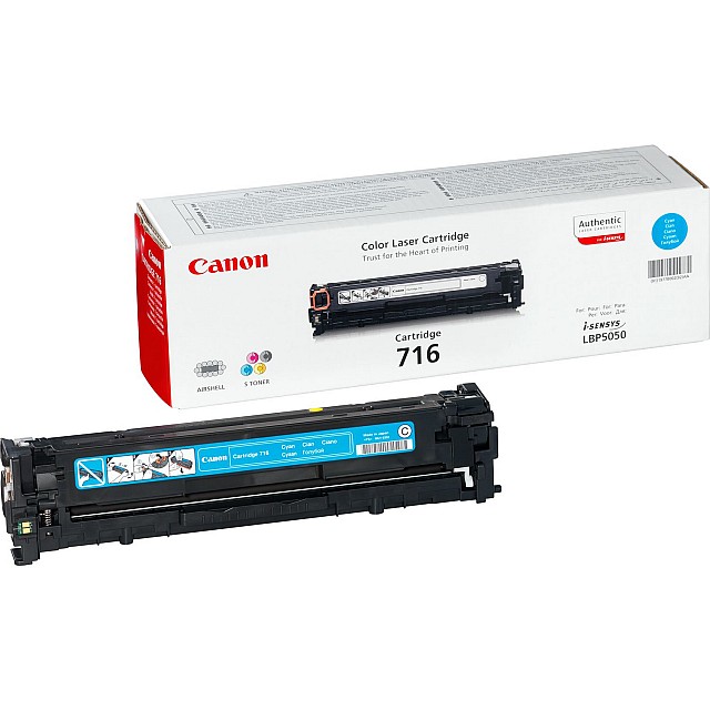 CANON 716 tonercartridge cyaan standard capacity 1.500 pagin