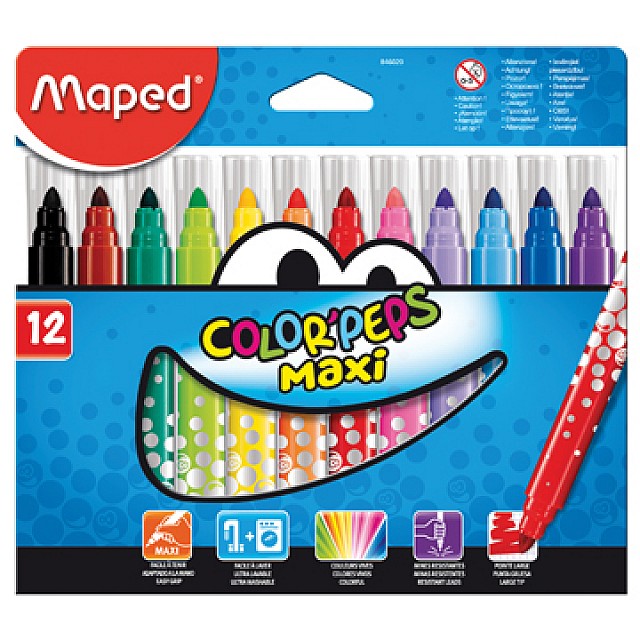 ETUI 12X STIFT COLOR PEPS MAXI