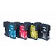BROTHER LC-1100 inktcartridge zwart en drie kleuren standard