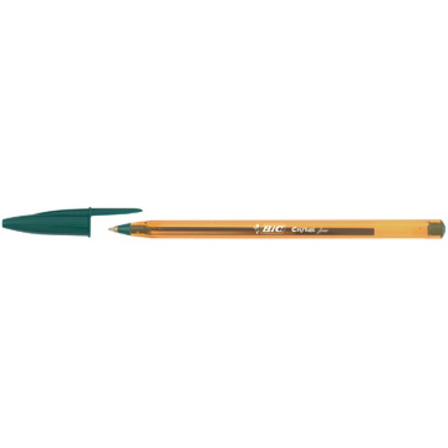 BALPEN BIC GROEN CRISTAL FIJN