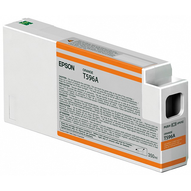 EPSON T596A inktcartridge oranje standard capacity 350ml 1-p