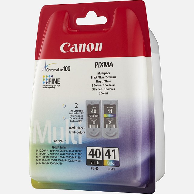 CANON PG-40 / CL-41 inktcartridge zwart en kleur standard ca