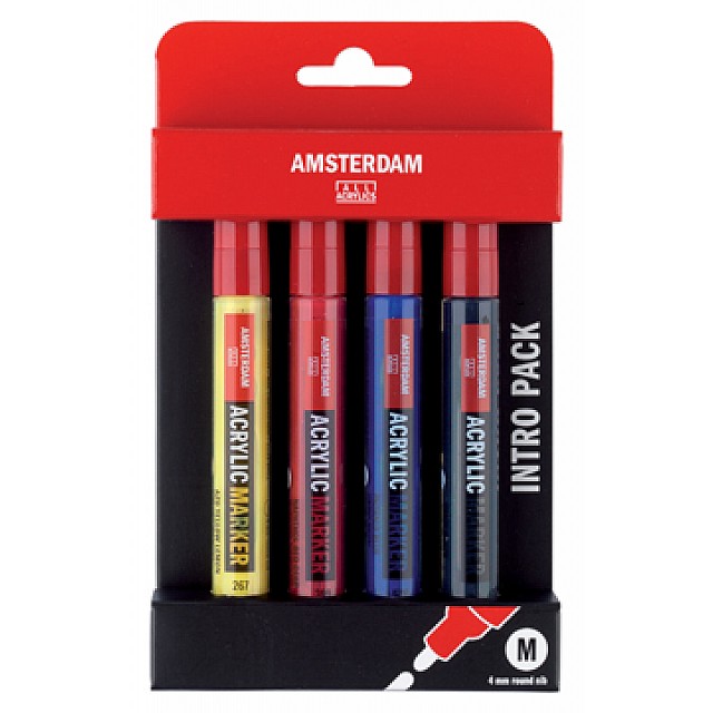 ACRYLIC MARKER INTRO 4X ASS