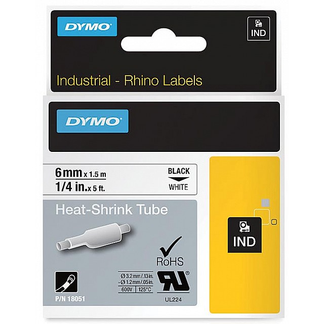 RHINO KRIMPKOUS 6MM ZW OP WIT