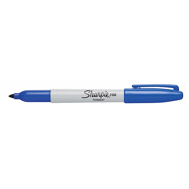 PERM MARKER BLAUW FIJN SHARPIE