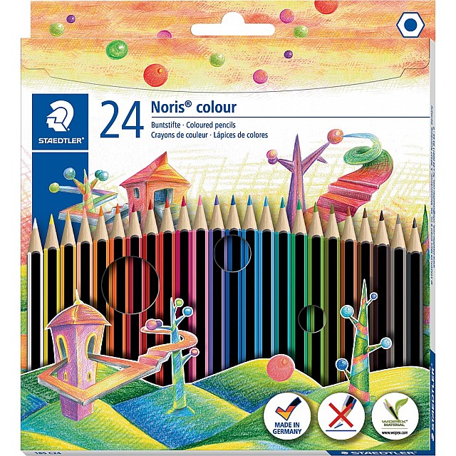 NORIS COLOUR KLEURPOTLODEN 24X