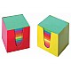 MEMOKUBUS 9X9X9CM GEKLEURD