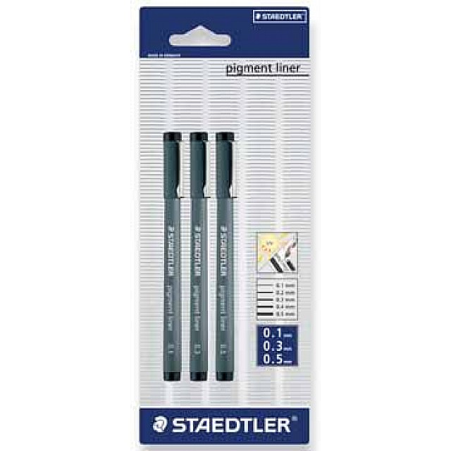 BLIS 3X PIGMENT LINER ZWART