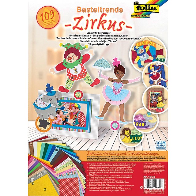 FOLIA KNUTSELSET CIRCUS 109X