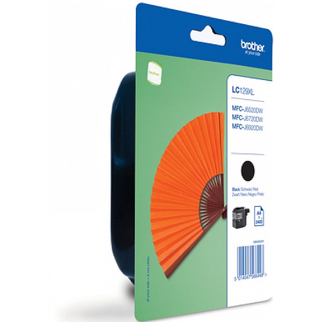 BROTHER LC-129XLBKBP inktcartridge zwart extra high capacity