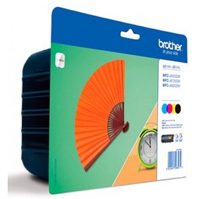 BROTHER LC-129XLVALBP inktcartridge zwart en drie kleuren st