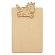 MEMO HOUDER HOUT KOE 12X18CM