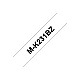 BROTHER MK231BZ tape cassette zwart op wit 8mx12mm none lami