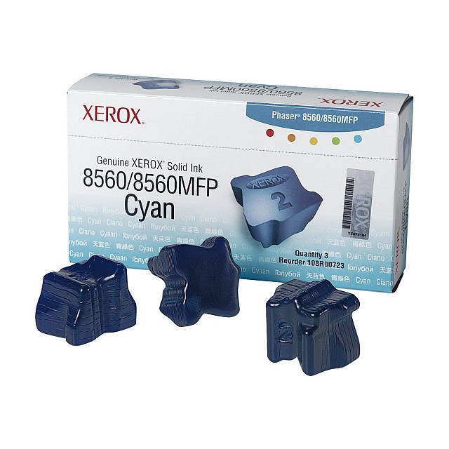 XEROX Phaser 8560, 8560MFP colorstix cyaan standard capacity