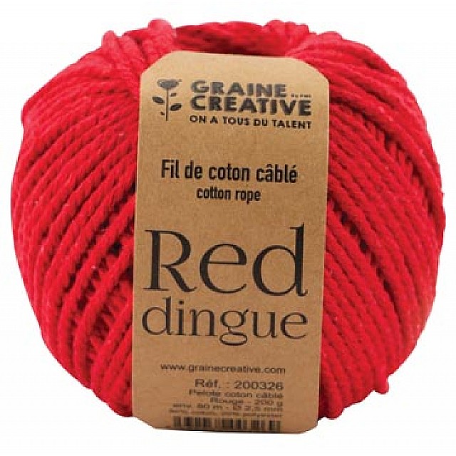 MACRAME TOUW ROOD