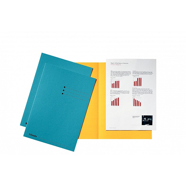 HEMDMAP BLAUW 180G A4 per 100