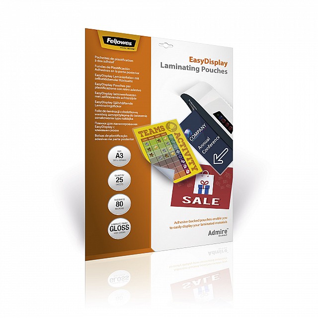 FELLOWES LAMINEERHOES A3 80µ 25ST                           