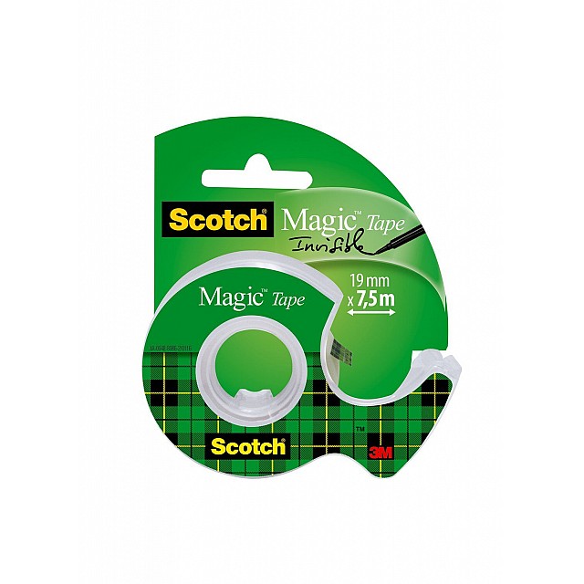 SCOTCH MAGIC TAPE 19MM x 7.5m op dispenser     BL