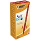 BIC SOFT CLIC BALPEN 12ST ROOD