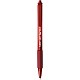 BIC SOFT CLIC BALPEN 12ST ROOD