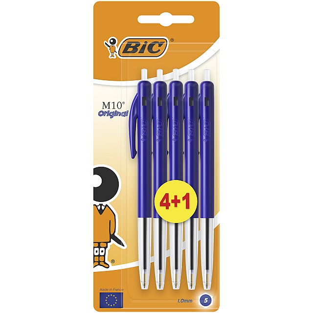 BIC M10 BLAUW 4+1             BL