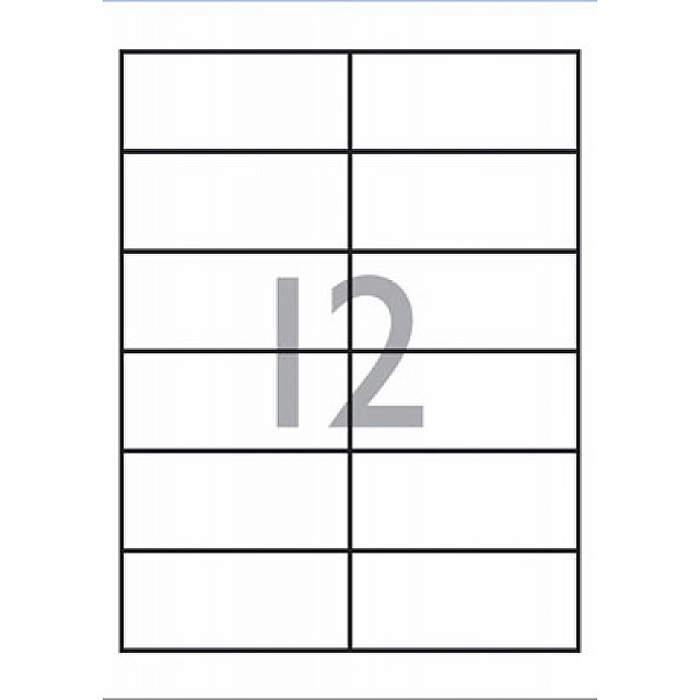 DECADRY ETIKET 97X42.3MM 12/vel 100VEL