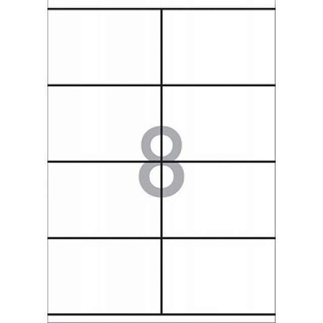 DECADRY ETIKET 105x70mm 8/vel 100VEL