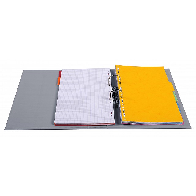 EXAC ORDNER PVC A7 RUG 75 MUIZEGRIJS