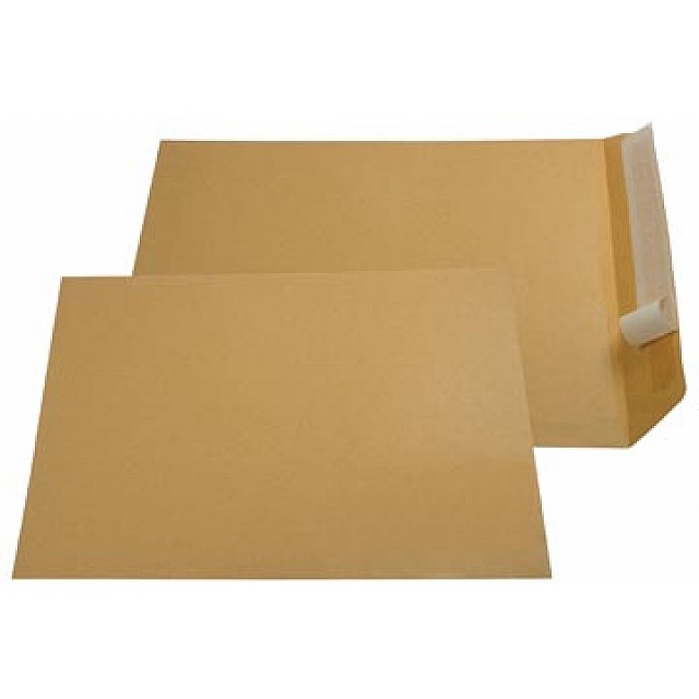 ENVELOP 230X310 BRUIN met strip zonder venster  90g 250st