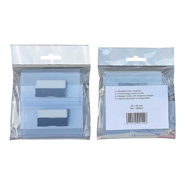 BRONYL BADGEHOUDER MAGNEET 4ST