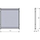 NOBO BUR.SCHERM PVC 750X820MM