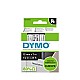 DYMO TAPE 12MM 45013 ZWART/WIT