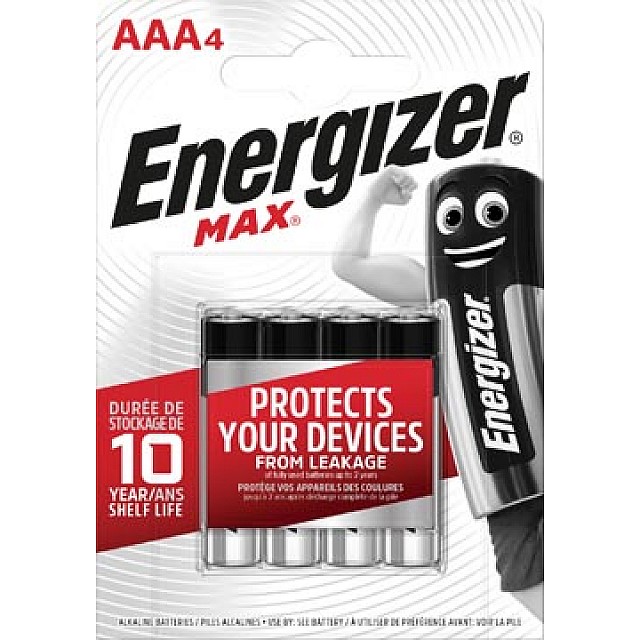 ENERGIZER MAX AAA/LR03 BL4