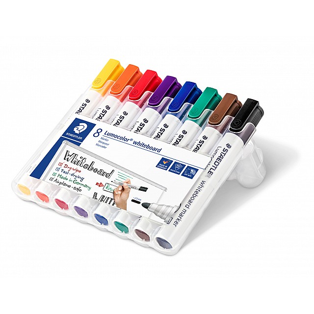 STAEDTLER WITBORDSTIFTEN 8ST