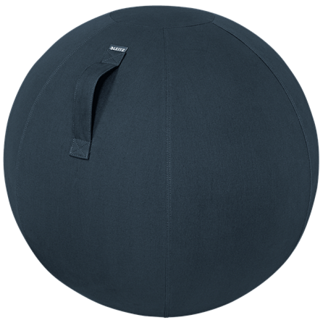 LEITZ COSY ERGO ZITBAL FLUWEEL GRIJS