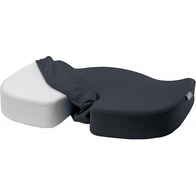 LEITZ COSY ERGO STOELKUSSEN FLUWEEL GRIJS