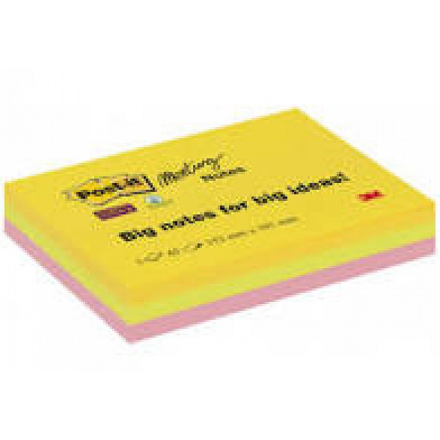 POST-IT NOTES SUPER STICKY 152X101 XXL COLOR