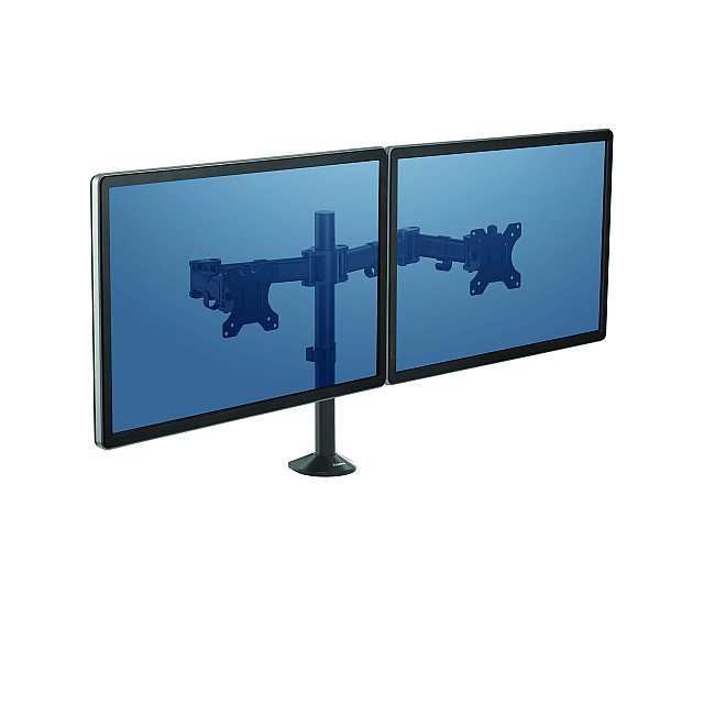 FELLOWES REFLEX MONITORARM dubbel