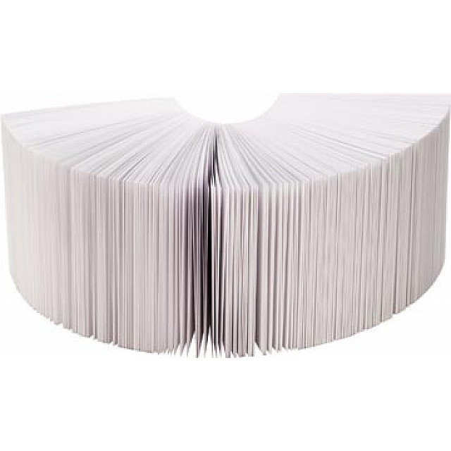 FOLIA MEMOBLOK GELIJMD WIT 9X9