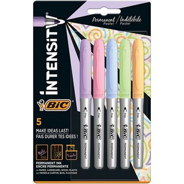 BIC INTENSITY MARKING PASTEL 5st ass BL