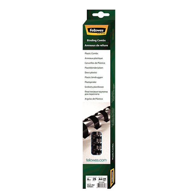 FELLOWES BINDRUG 6MM ZW 25X