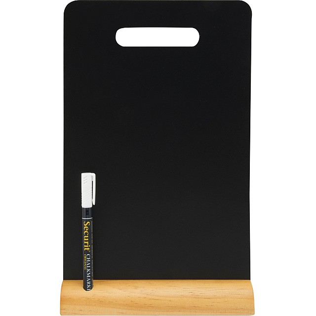 SEC TAFELKRIJTBORD MET HANDVAT