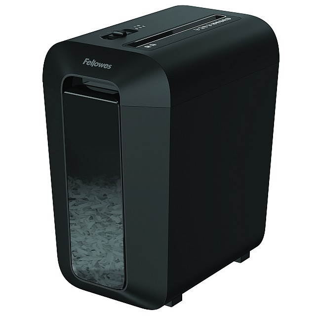 FELLOWES PAPIERVERNIETIGER LX65 cross cut ZWART