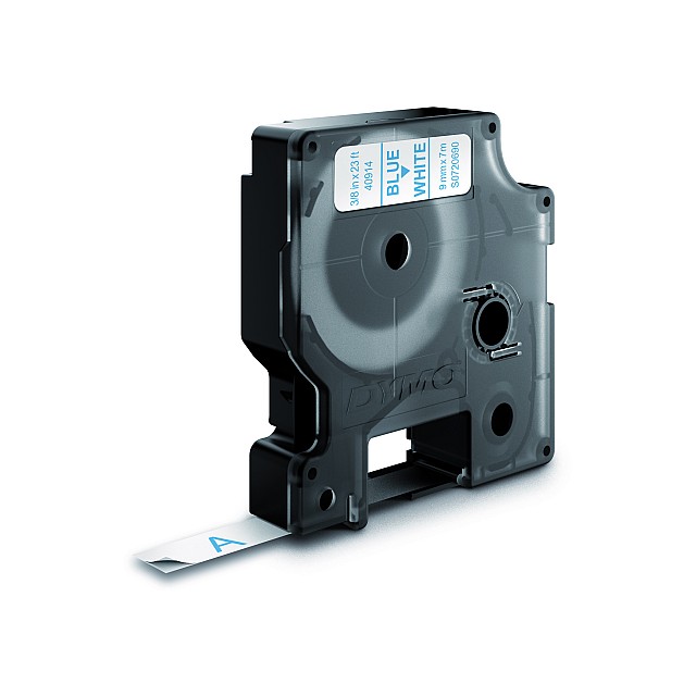 DYMO TAPE 9MM 40914 BLAUW/WIT