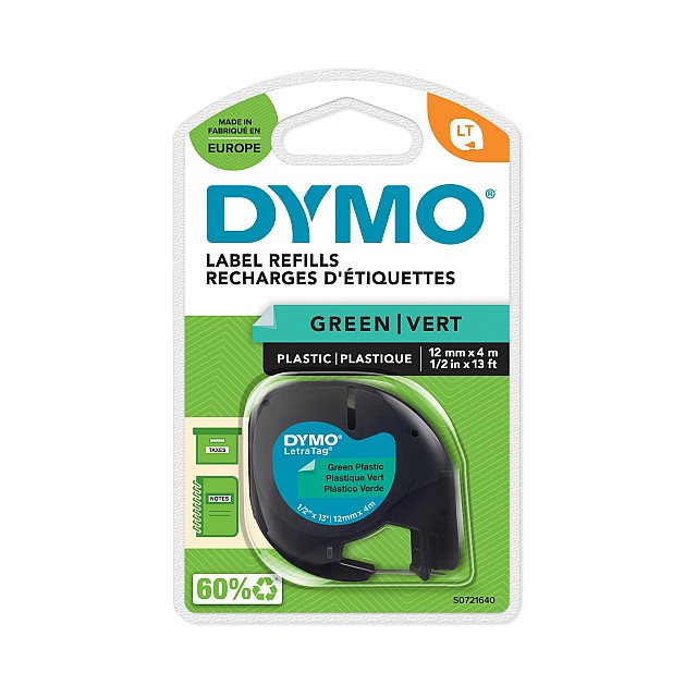 DYMO LETRATAG TAPE 91204 GROEN