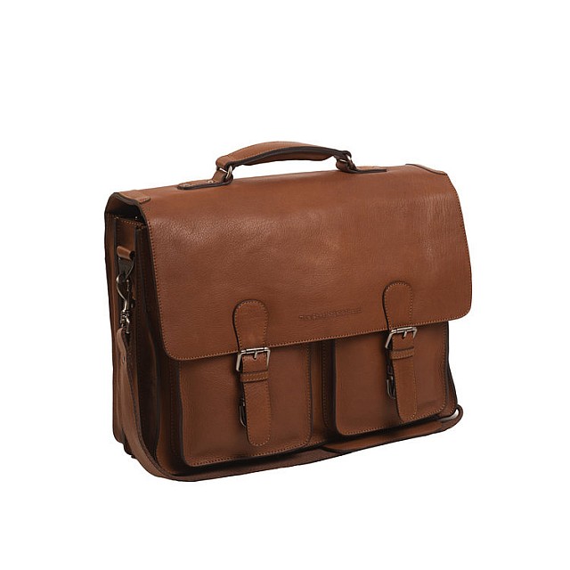 CHESTERFIELD BUSINESSTAS IDAHO SOFT CLASS COW WAX COGNAC