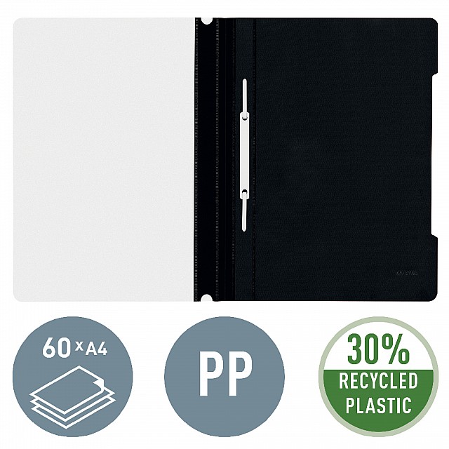 LEITZ OFFERTEMAP ZWART 25 ST